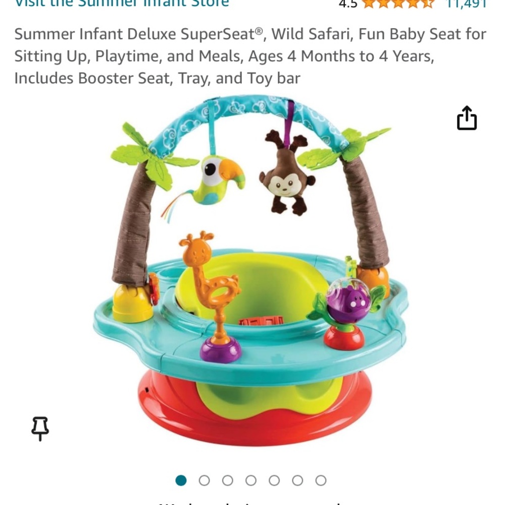 Kids sit in play toy wild safari